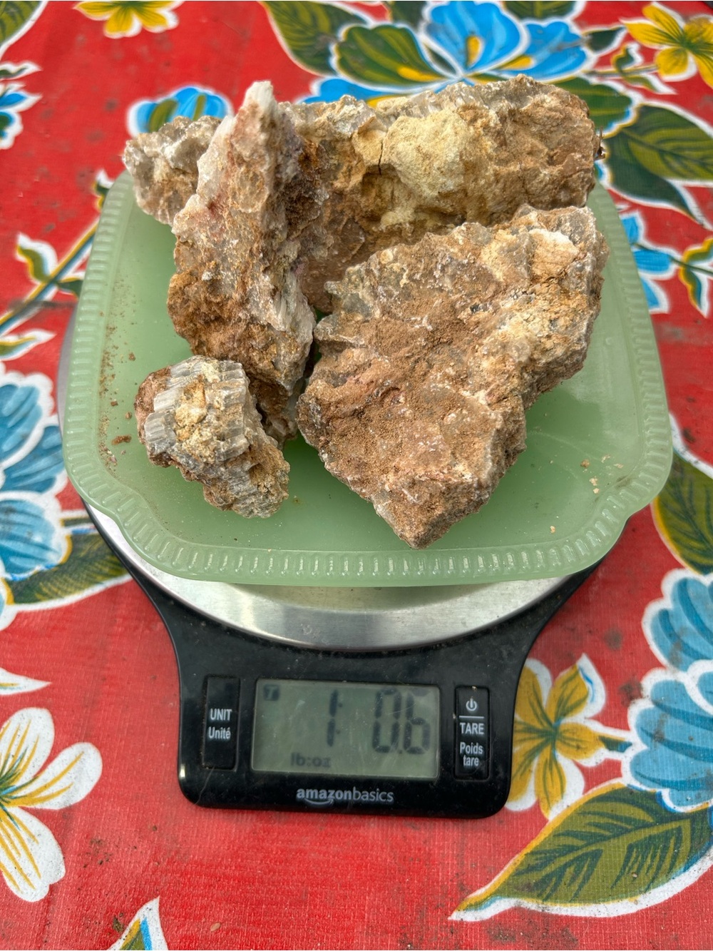 Natural Raw selenite gypsum in matrix 1 lb